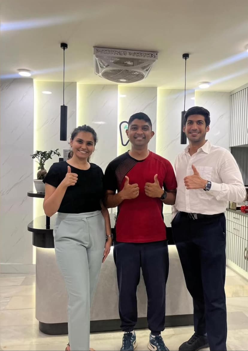 Happy patient at White Align Dental Care